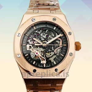 Audemars Piguet Royal Oak 15407OR.OO.1220OR.01 Men's 42mm Rose Gold-tone