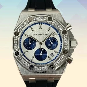Audemars Piguet Royal Oak Offshore 37mm 26231ST.ZZ.D010CA.01 Men's White Dial Silver-tone
