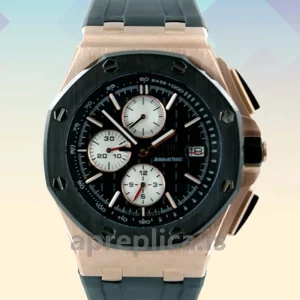 Audemars Piguet Royal Oak Offshore Men's 44mm 26401RO.OO.A002CA.01-1 Black Dial Rubber Band