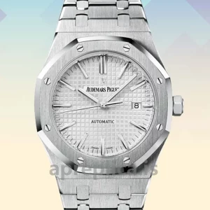 Audemars Piguet Royal Oak Men's 41mm 15400ST.OO.1220ST.02 Silver-tone White Dial