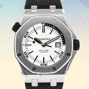 Audemars Piguet Royal Oak Offshore 15710ST.OO.A002CA.02 Men's 42mm Rubber Band