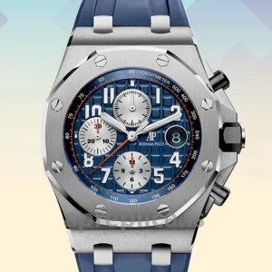 Audemars Piguet Royal Oak Offshore 26470ST.OO.A027CA.01 Men's 43mm Quartz Rubber Band