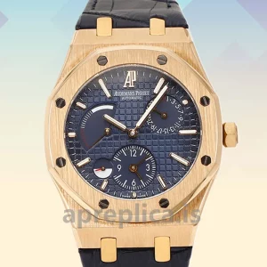 Audemars Piguet Royal Oak Men's 26120OR.00.D002CR.01 41mm Gold-tone Leather Strap
