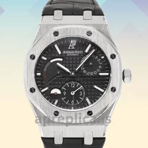 Audemars Piguet Royal Oak 26120ST.OO.1220ST.03-L Men's 41mm Leather Strap