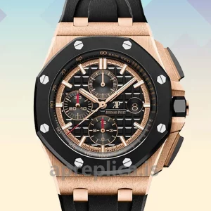 Audemars Piguet Royal Oak Offshore 26401RO.OO.A002CA.02 44mm Men's Rose Gold-tone Black Dial