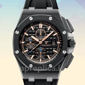 Audemars Piguet Royal Oak Offshore 44mm Men's 26405CE.OO.A002CA.02 Black Dial Rubber Band